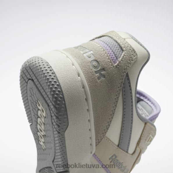 Reebok bb 4000 ii moteriški batai FTYF8926 klasikinė balta/grynai pilka 3/violetinė oazė
