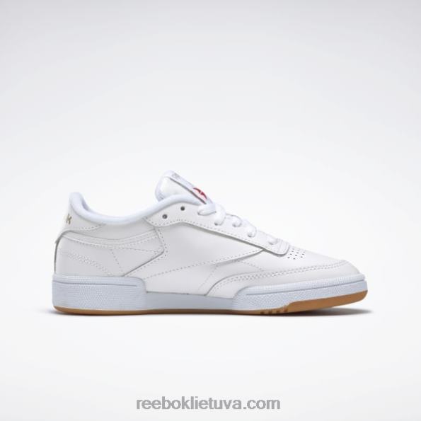 Reebok club c 85 batai FTYF857 balta/šviesiai pilka/guminė moterys