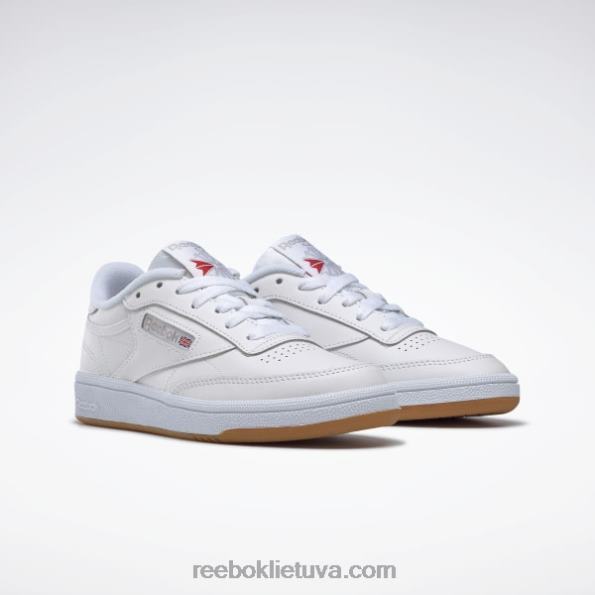 Reebok club c 85 batai FTYF857 balta/šviesiai pilka/guminė moterys