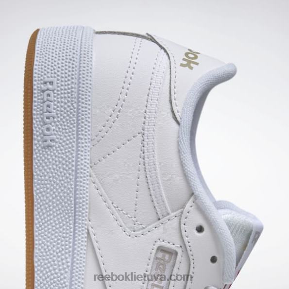 Reebok club c 85 batai FTYF857 balta/šviesiai pilka/guminė moterys