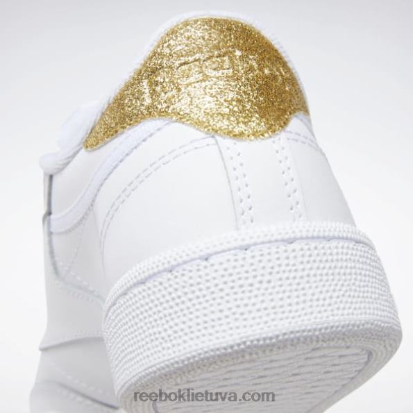 Reebok club c 85 moteriški batai FTYF8404 ftwr white/gold met.