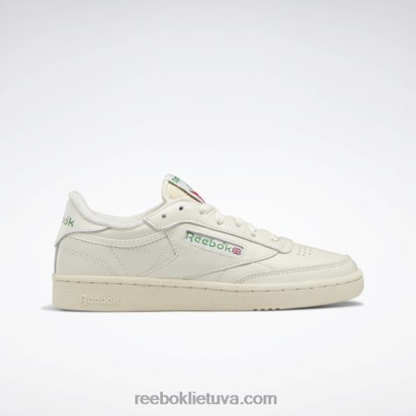 Reebok club c 85 vintažiniai moteriški batai FTYF82 kreida/alebastras/žalias