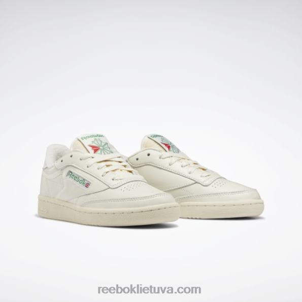 Reebok club c 85 vintažiniai moteriški batai FTYF82 kreida/alebastras/žalias