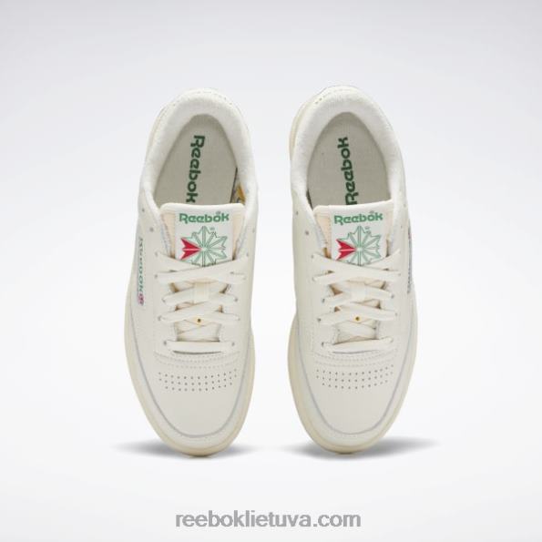 Reebok club c 85 vintažiniai moteriški batai FTYF82 kreida/alebastras/žalias