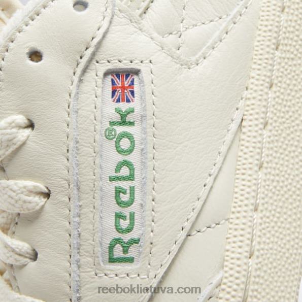 Reebok club c 85 vintažiniai moteriški batai FTYF82 kreida/alebastras/žalias