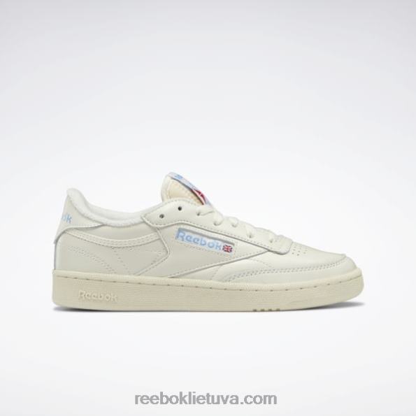 Reebok club c 85 vintažiniai moteriški batai FTYF88 kreida / alebastras / dangaus mėlynumas