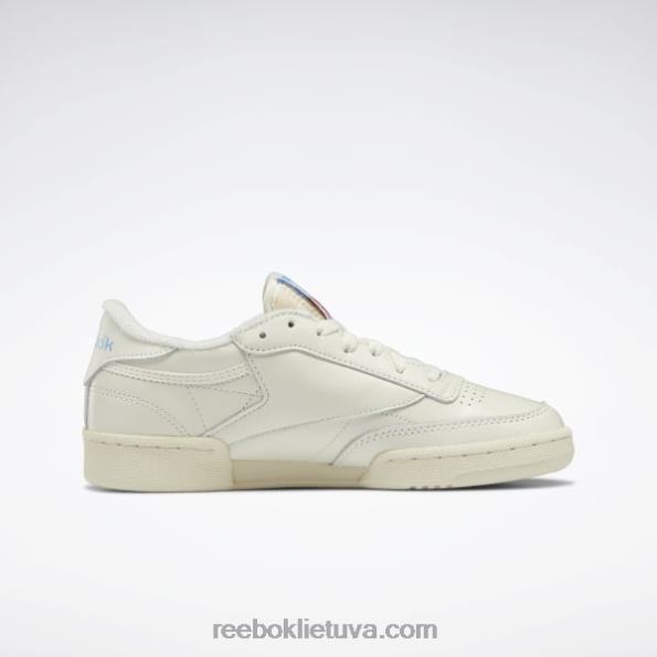 Reebok club c 85 vintažiniai moteriški batai FTYF88 kreida / alebastras / dangaus mėlynumas