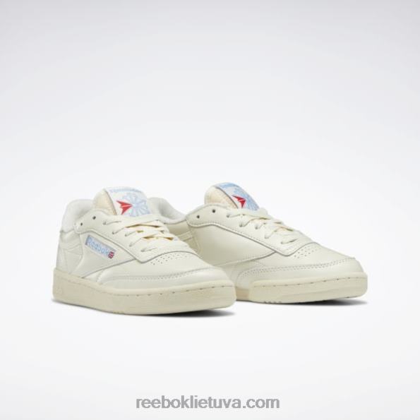 Reebok club c 85 vintažiniai moteriški batai FTYF88 kreida / alebastras / dangaus mėlynumas