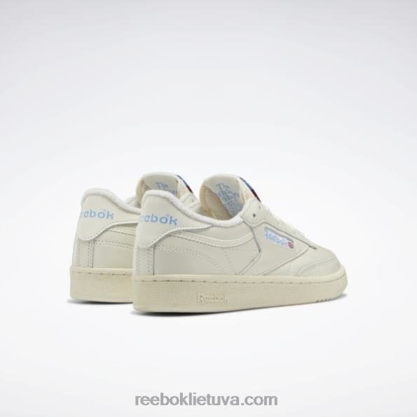 Reebok club c 85 vintažiniai moteriški batai FTYF88 kreida / alebastras / dangaus mėlynumas