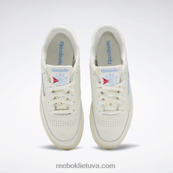 Reebok club c 85 vintažiniai moteriški batai FTYF88 kreida / alebastras / dangaus mėlynumas