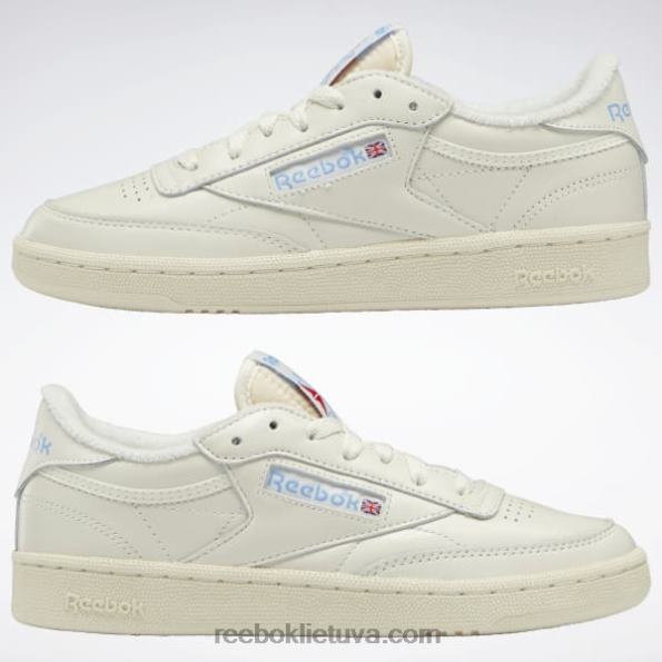 Reebok club c 85 vintažiniai moteriški batai FTYF88 kreida / alebastras / dangaus mėlynumas