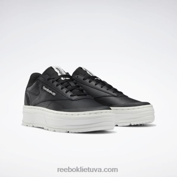 Reebok club c double geo moteriški batai FTYF8204 šerdis juoda/kreida