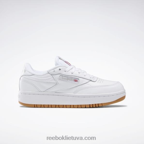 Reebok club c dvigubi batai FTYF85 balta/reebok guma-07 moterys