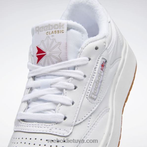 Reebok club c dvigubi batai FTYF85 balta/reebok guma-07 moterys