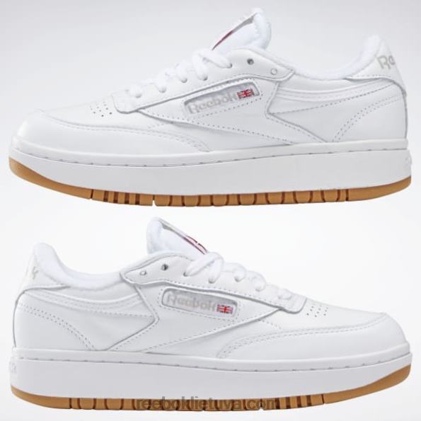 Reebok club c dvigubi batai FTYF85 balta/reebok guma-07 moterys