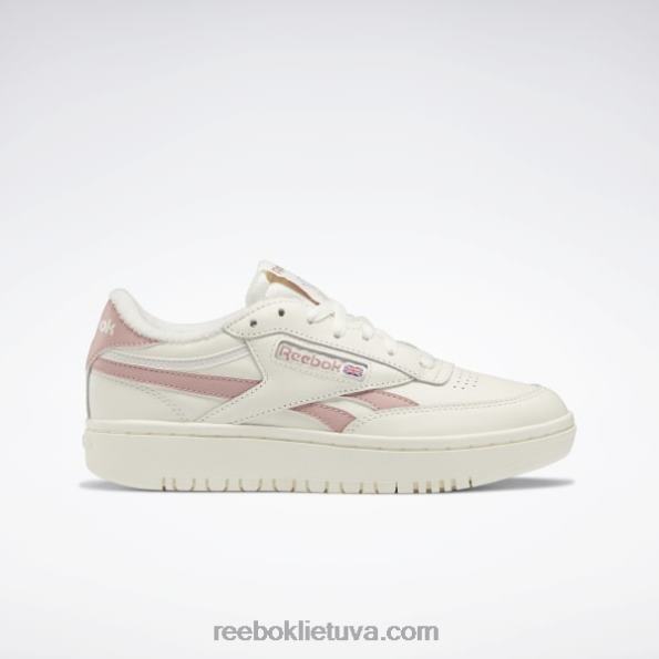 Reebok club c dvigubi moteriški batai FTYF89 kreida/dūminė rožė