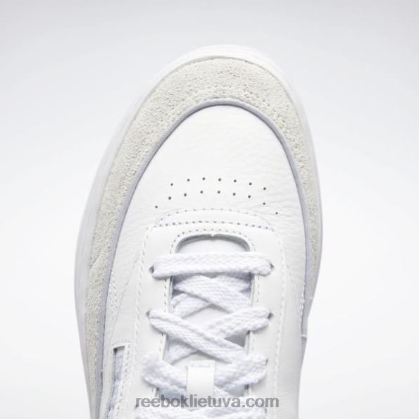 Reebok club c geo mid moteriški batai FTYF8262 ftwr balta / šalta pilka / šalta pilka 2