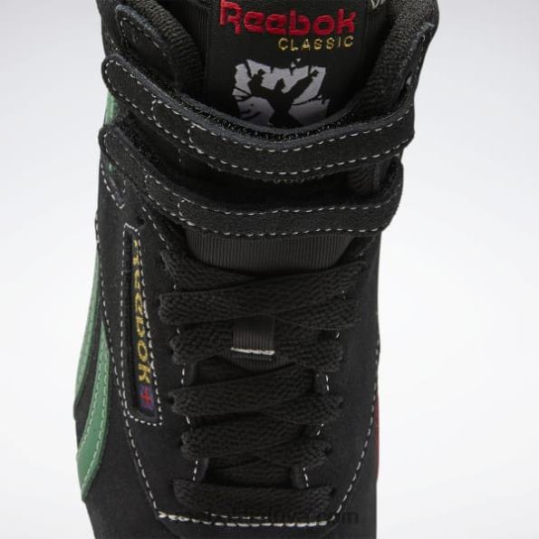 Reebok f/s hi moteriški batai FTYF8352 šerdis juoda/glen žalia/vektoriaus raudona