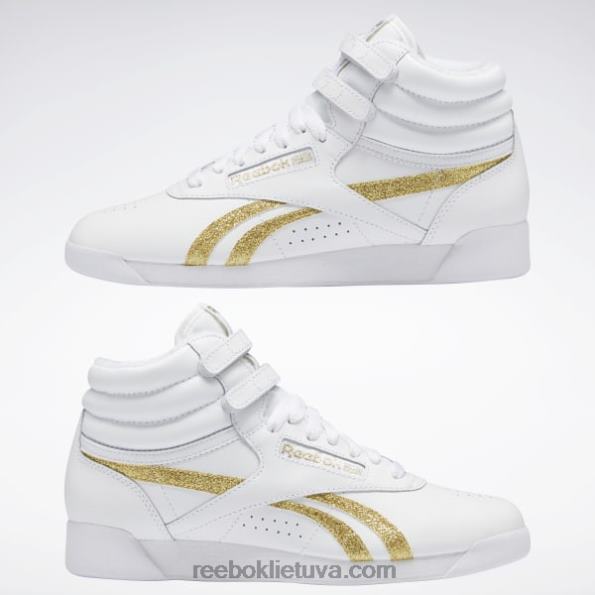 Reebok f/s hi moteriški batai FTYF8393 ftwr white/gold met.