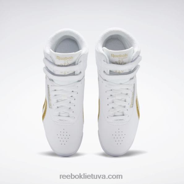 Reebok f/s hi moteriški batai FTYF8393 ftwr white/gold met.