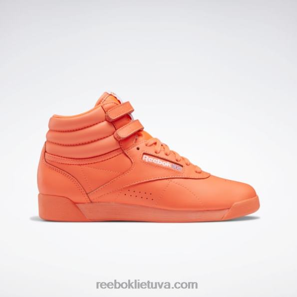 Reebok freestyle sveiki moteriški batai FTYF8141 oranžinė blykstė/ftwr balta