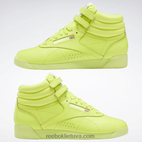 Reebok freestyle sveiki moteriški batai FTYF8150 saulės rūgštis geltona/ftwr balta