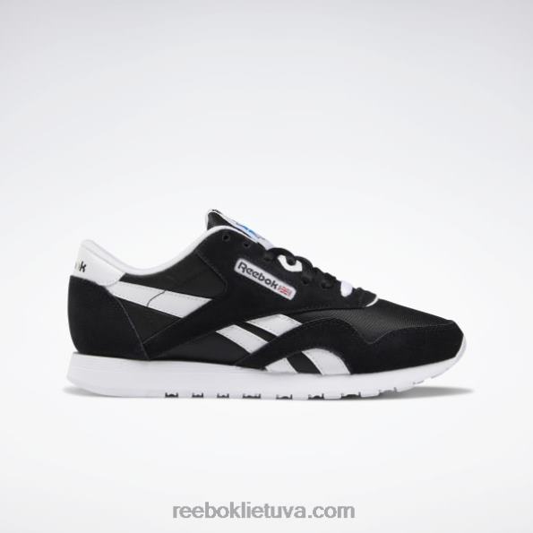 Reebok klasikiniai nailoniniai moteriški batai FTYF8155 juoda balta