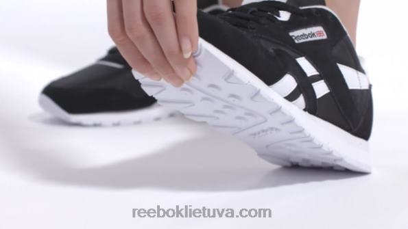 Reebok klasikiniai nailoniniai moteriški batai FTYF8155 juoda balta
