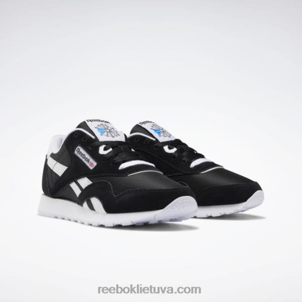 Reebok klasikiniai nailoniniai moteriški batai FTYF8155 juoda balta
