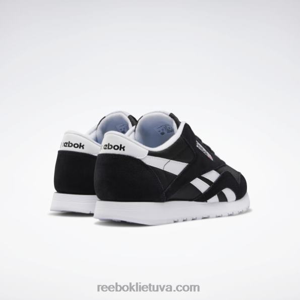 Reebok klasikiniai nailoniniai moteriški batai FTYF8155 juoda balta