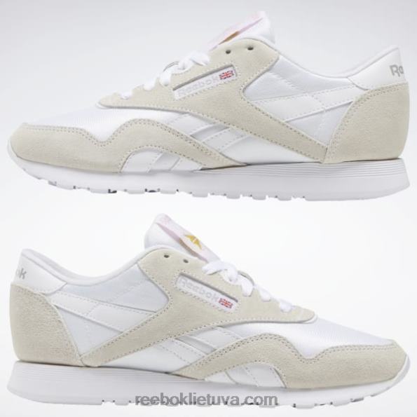 Reebok klasikiniai nailoniniai moteriški batai FTYF8467 balta/šviesiai pilka