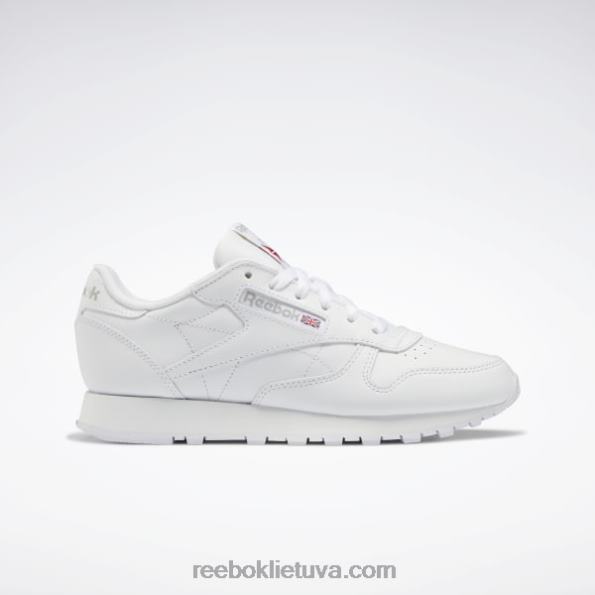Reebok klasikiniai odiniai batai FTYF864 ftwr balta / grynai pilka 3 moterys
