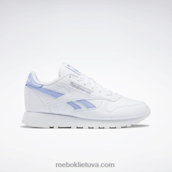 Reebok klasikiniai odiniai moteriški batai FTYF8164 ftwr baltas/alyvinis švytėjimas
