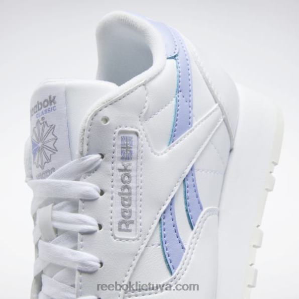 Reebok klasikiniai odiniai moteriški batai FTYF8164 ftwr baltas/alyvinis švytėjimas