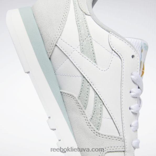 Reebok klasikiniai odiniai moteriški batai FTYF8968 ftwr balta/pajūrio pilka/šalta pilka