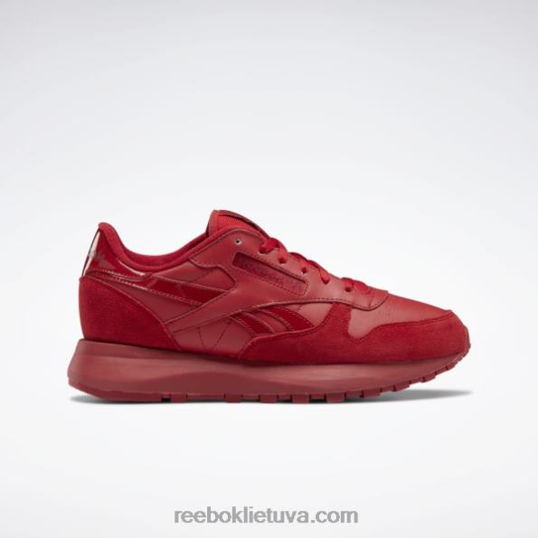 Reebok klasikiniai odiniai sp moteriški batai FTYF8231 blykstė raudona/klasikinė bordo