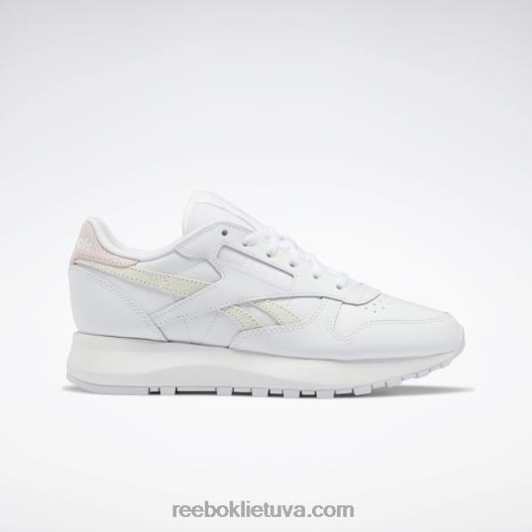Reebok klasikiniai odiniai sp moteriški batai FTYF8315 ftwr balta/porcelianinė rožinė