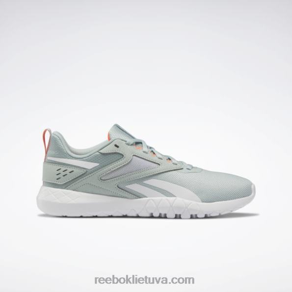 Reebok flexagon energy 4 moteriški treniruočių bateliai FTYF8184 pajūrio pilka/ftwr balta/oranžinė blykstė