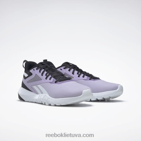 Reebok flexagon force 4 moteriški treniruočių bateliai FTYF8215 core black/purple oasis/ftwr white