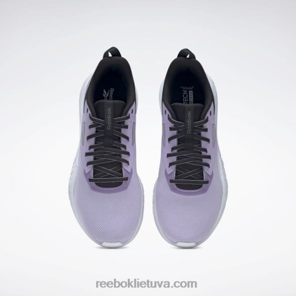 Reebok flexagon force 4 moteriški treniruočių bateliai FTYF8215 core black/purple oasis/ftwr white