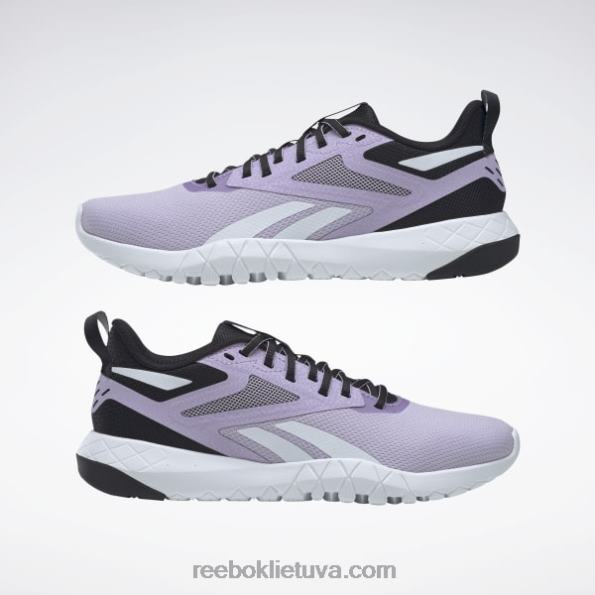 Reebok flexagon force 4 moteriški treniruočių bateliai FTYF8215 core black/purple oasis/ftwr white