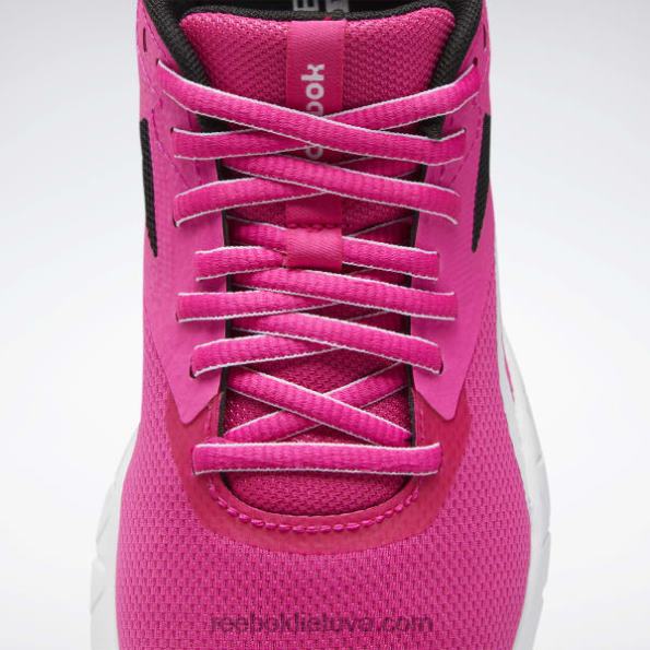 Reebok flexagon force 4 moteriški treniruočių bateliai FTYF8341 išdidžiai rožinė / šerdis juoda / ftwr balta