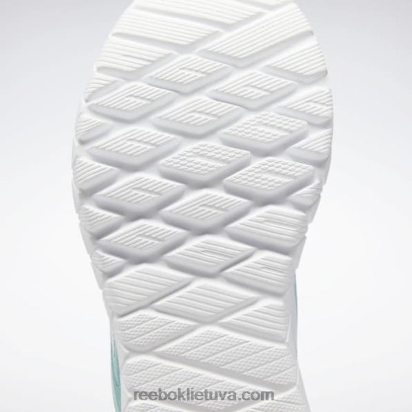 Reebok flexagon force 4 moteriški treniruočių bateliai FTYF8398 pusiau klasikinis žalsvai melsvos/oranžinės spalvos blyksnis