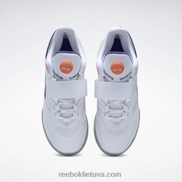 Reebok legacy lifter iii moteriški sunkiosios atletikos bateliai FTYF8132 ftwr balta/bold violetinė/smash orange s23-r