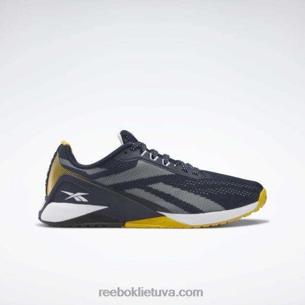 Reebok nano x1 moteriški treniruočių bateliai FTYF8934 vektorius tamsiai / ryškiai ochra / šerdies juoda