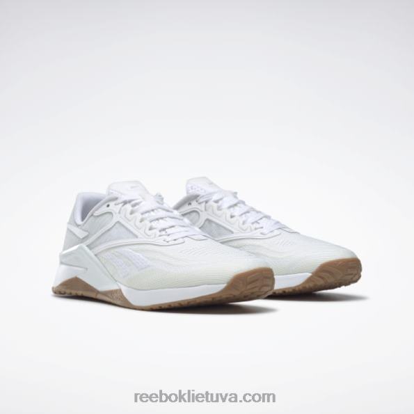 Reebok nano x2 moteriški treniruočių bateliai FTYF832 ftwr balta / grynai pilka 2