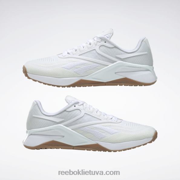 Reebok nano x2 moteriški treniruočių bateliai FTYF832 ftwr balta / grynai pilka 2