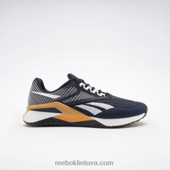 Reebok nano x2 moteriški treniruočių bateliai FTYF842 vektorius navy/peach fuzz s23-r/ftwr balta