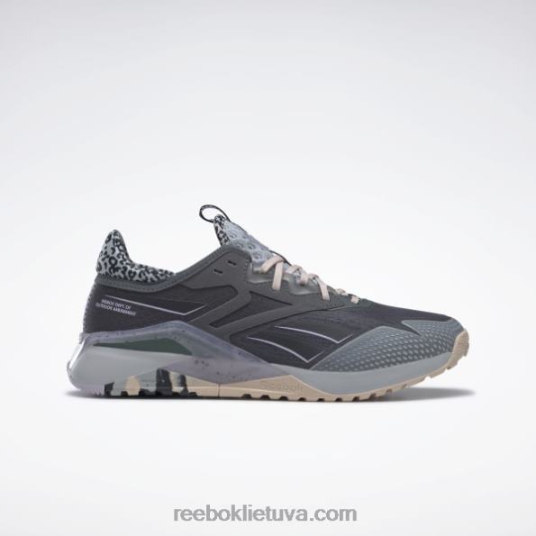 Reebok nano x2 tr adventure moteriški treniruočių bateliai FTYF8203 gryna pilka 6 / gryna pilka 3 / gryna pilka 7