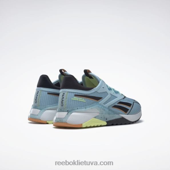 Reebok nano x2 tr adventure moteriški treniruočių bateliai FTYF8373 mėlynas perlas / šalta pilka / šerdis juoda